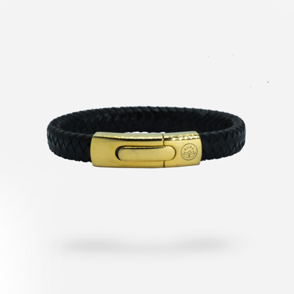 12mm Braided Leather Bracelet