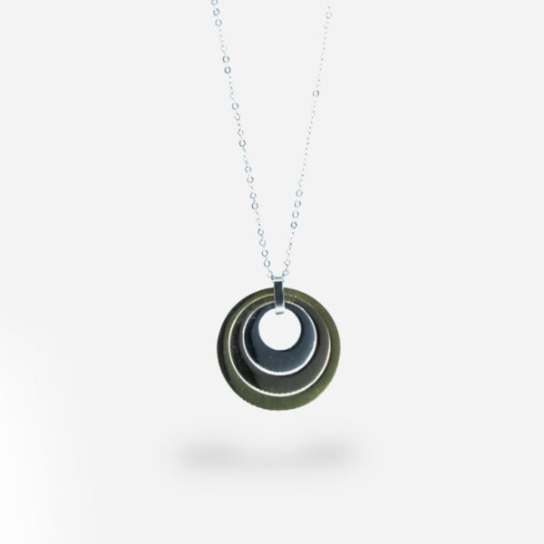 3 Circles Steel Necklace